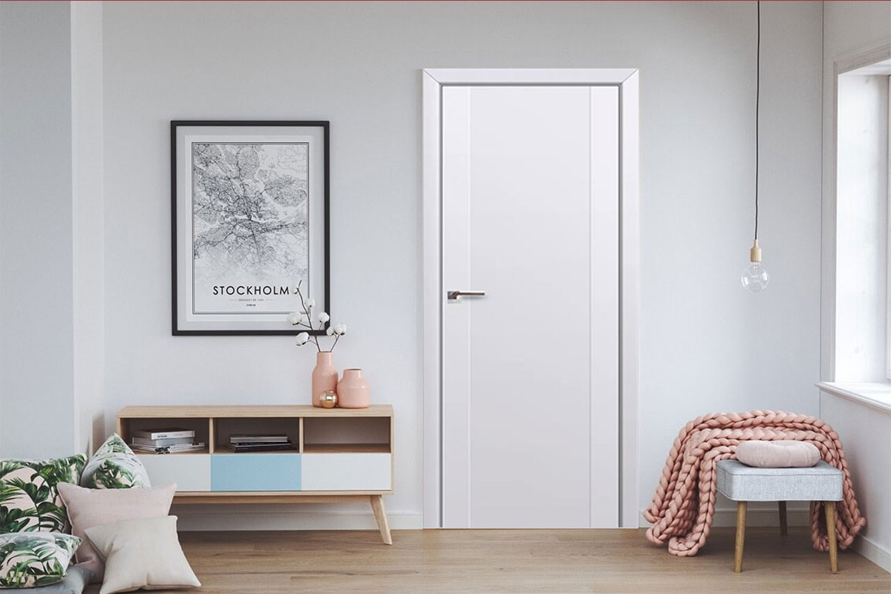 межкомнатные двери VM-20 UV-lack Blanco Дверной Бум - 1