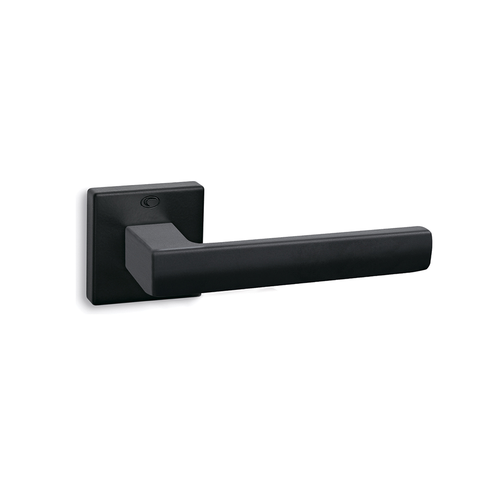 Ручка на квадратній розетці CONVEX 1605 чорний матовий - 1
