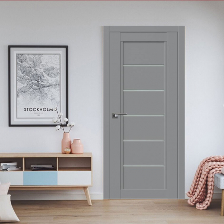 Купить межкомнатные двери VM- 2.76 UV-lack Light grey Дверной Бум