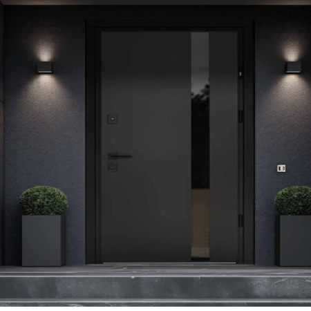 Купить Входные двери улица Straj Hardy HPL Slim P Glass